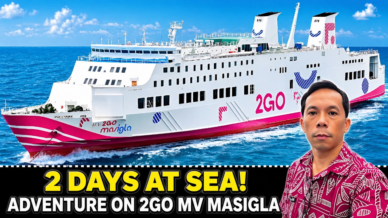 2 Days at Sea! 2GO MV Masigla | Manila–Tagbilaran–Ozamiz–Butuan
