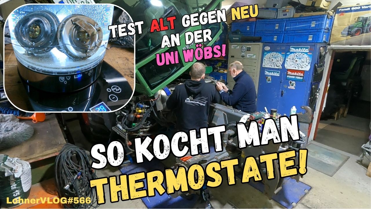 LohnerVLOG#566 Thermostat 18 Jahre alt im Test gegen NEU I Fendt Xylon Viscol&uuml;fter / Powerband neu