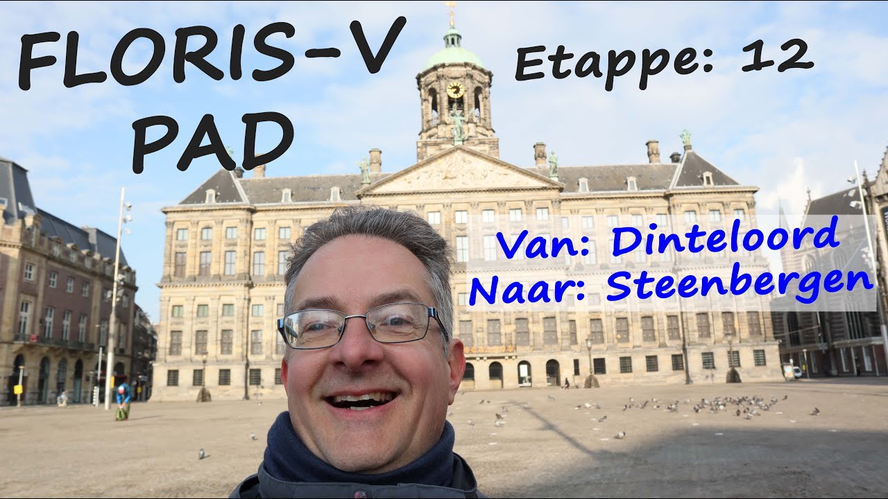 FLORIS-V pad, 12e etappe, van Dinteloord naar Steenbergen, met DRONE-beelden