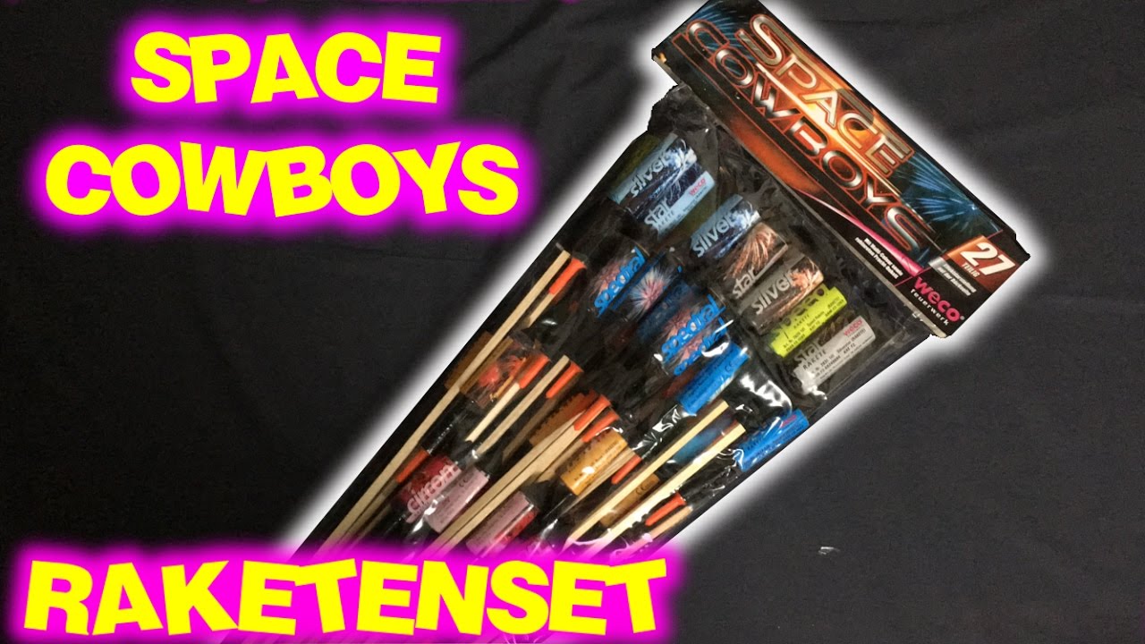 WECO SPACECOWBOYS | Fettes Raketensortiment mit 27 RAKETEN !