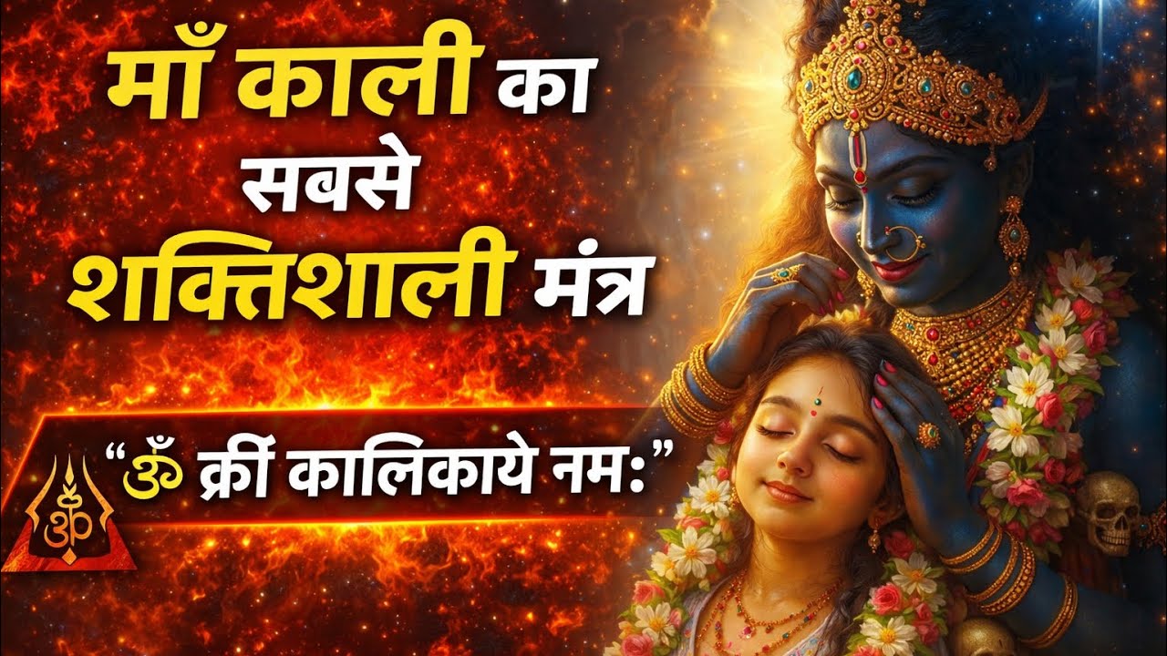 Maa Kali Ka Sabse Shaktishali Mantra | Om Kreem Kalikayai Namah | Negative Energy Remove #kalimantra