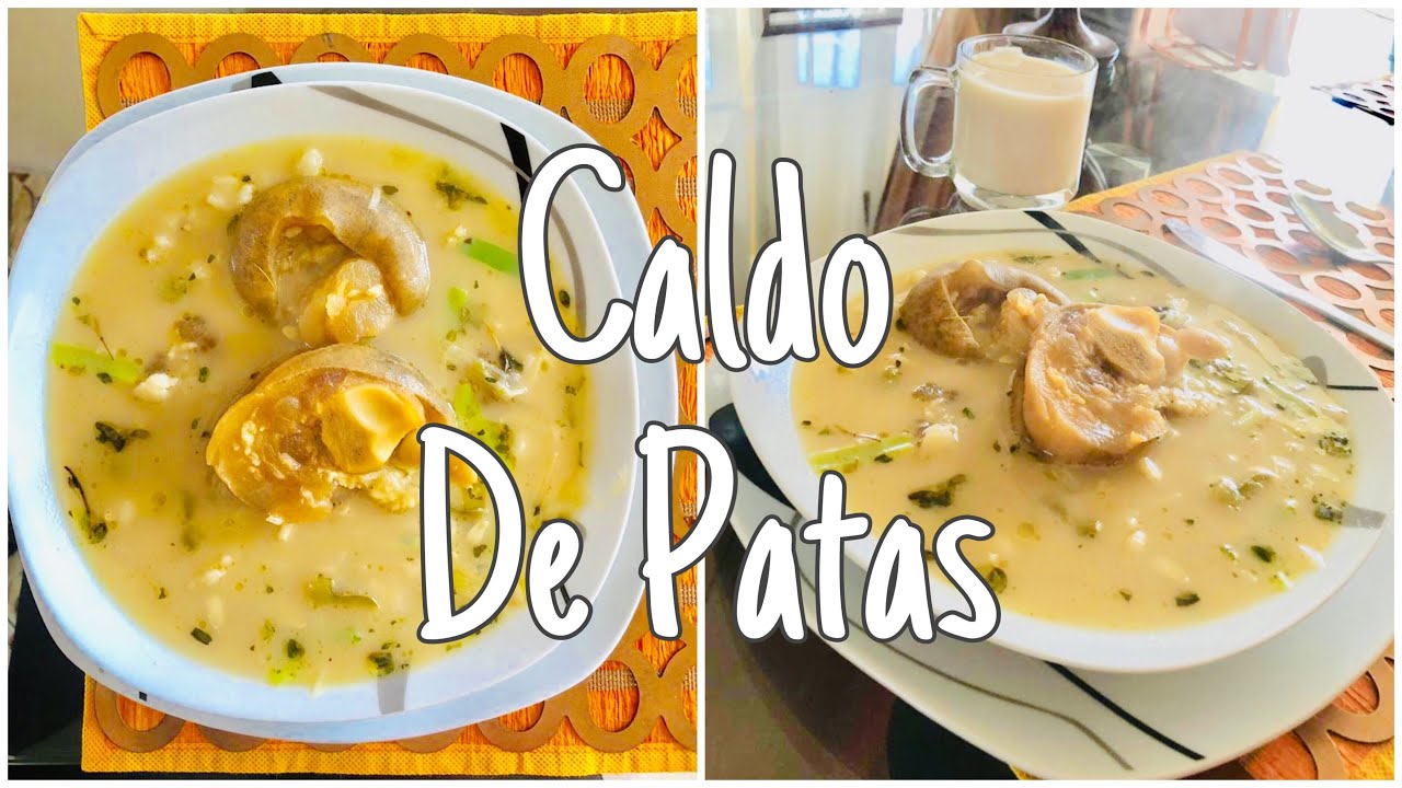 Delicioso y fácil CALDO DE PATAS ¡¡¡¡😋
