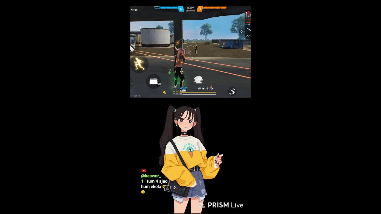 CUTE GIRL  PALYING FREE FIRE ?  #short #shortfeed #freefire #freefirelive #shortlive #nonstopgaming