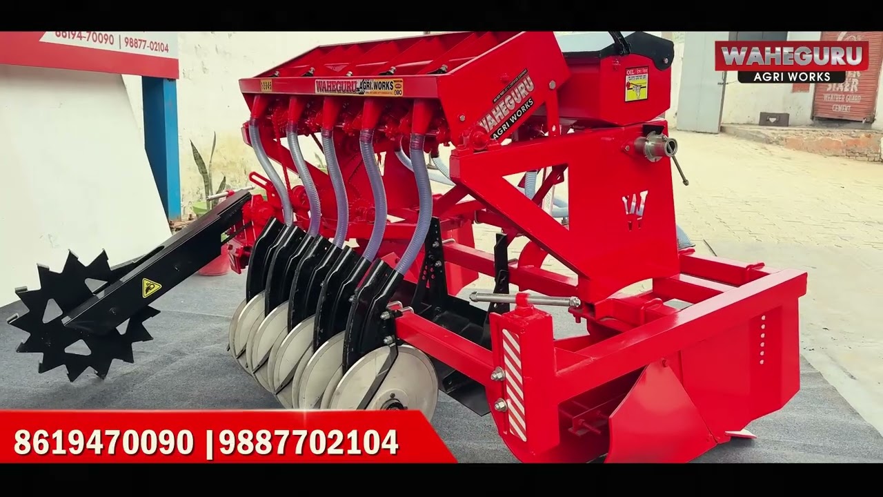 PQNK तकनीक से बेड बनाकर सभी तरीके की बुआई करने की मशीन,42 inch Bed Planter, Multicrop Bed Planter 