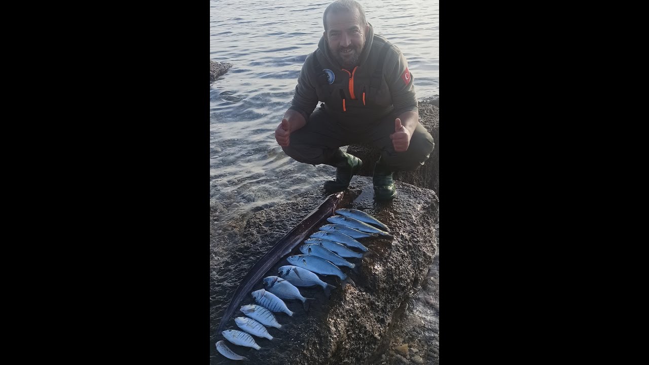 ÇANAKKALE KIYIDAN  YEMLİ LÜFER AVI