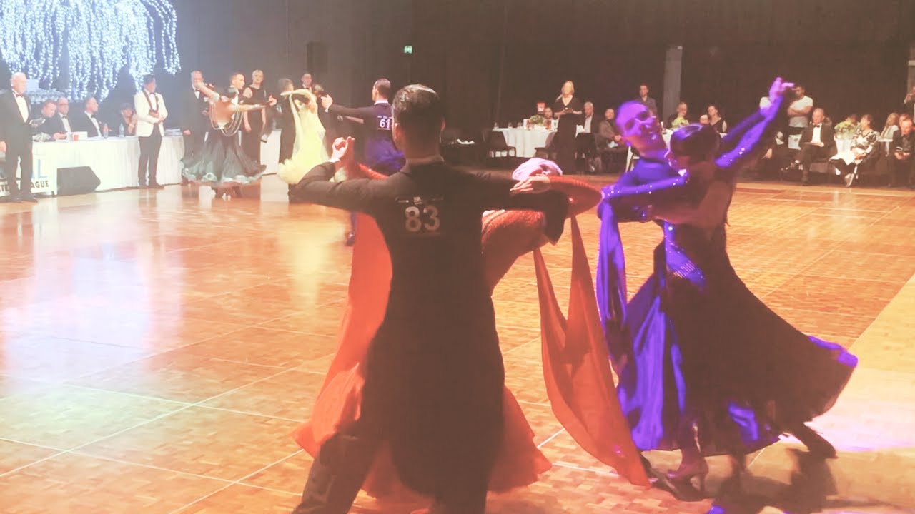 Slow Foxtrot FINAL WDCAL Luna Park Championships | Amateur Ballroom ft. Jonathan & Talysa