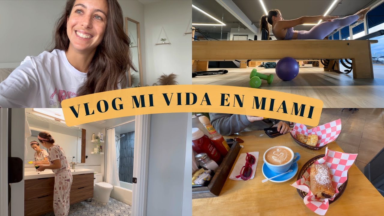 ☀️ MI VIDA en MIAMI 🌴 Clase de Pilates, limpieza en casa y desayuno en la playa ☺️ Vlog 08 eleNYork