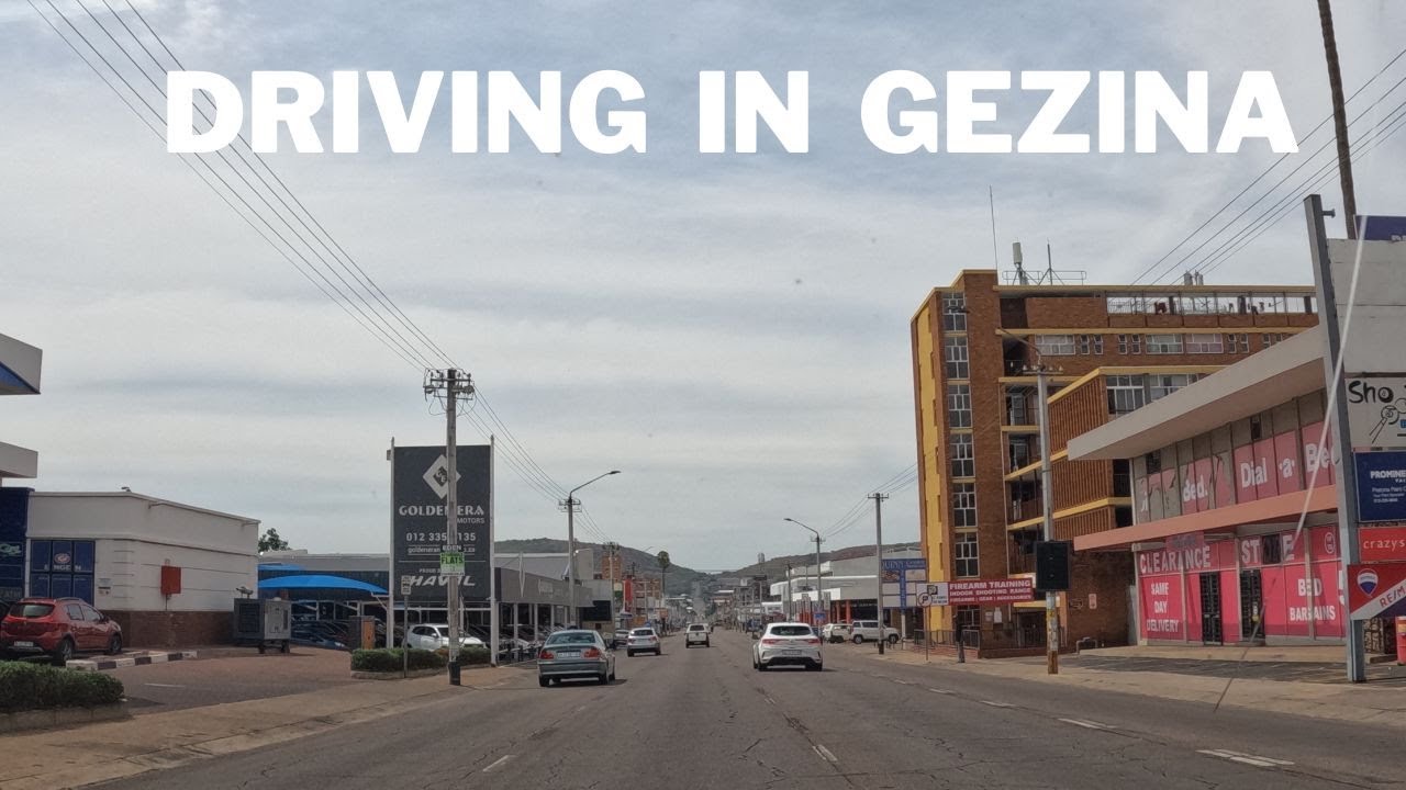 Driving in Gezina - Cloudy day - Pretoria, South Africa