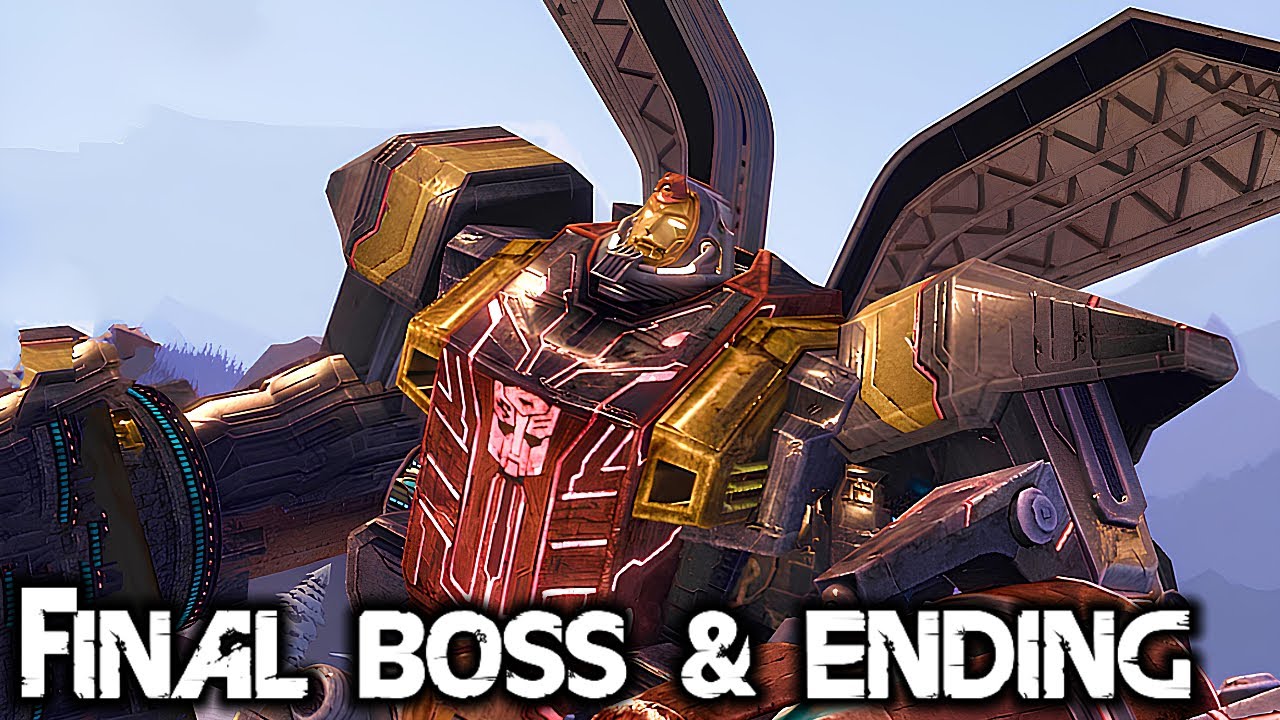 Transformers: War for Cybertron - Final Boss & Decepticon Ending + Cutscenes (4K 60FPS)