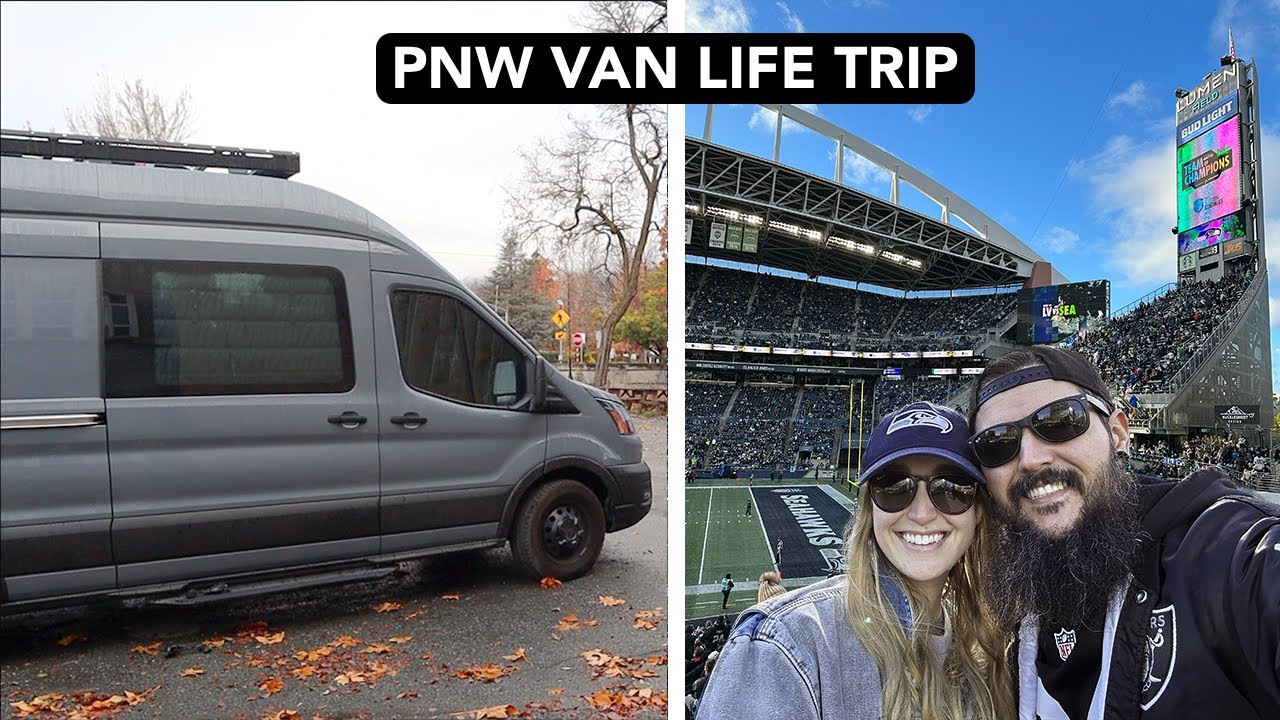 Taking Our Van to an NFL Game! (PNW Van Life Road Trip)
