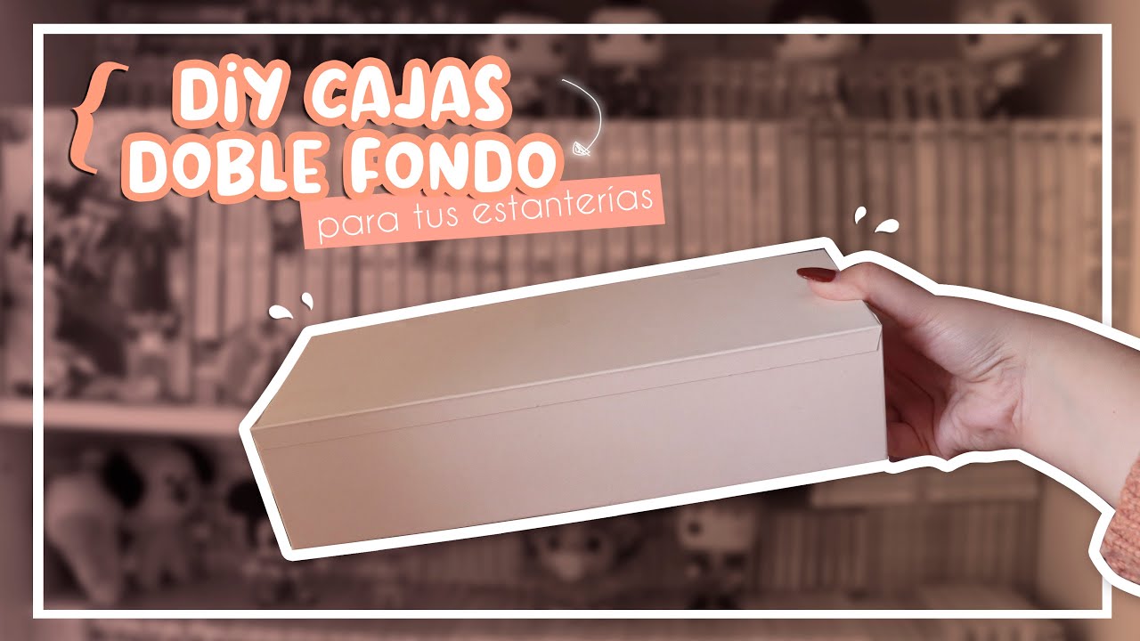 DIY | CAJAS PARA DOBLE FONDO EN TU ESTANTERÍA MANGA