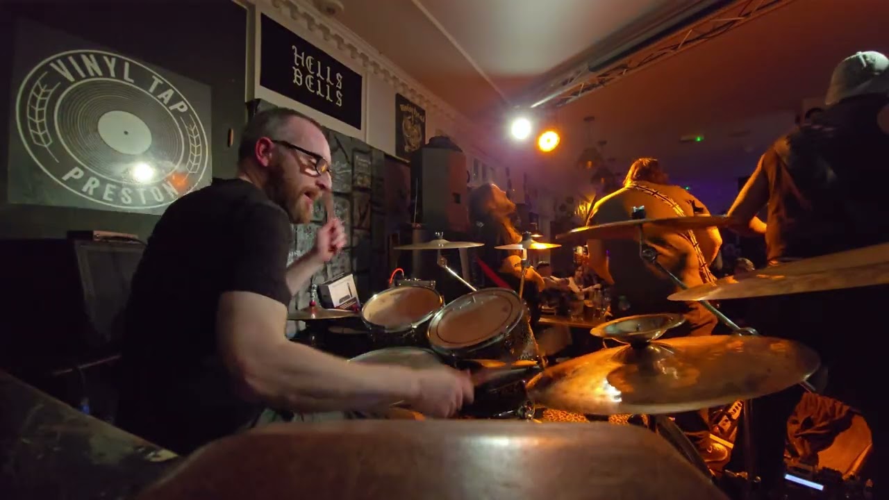 Fallen North - Crisis, live @ Vinyl Tap Preston Drum cam