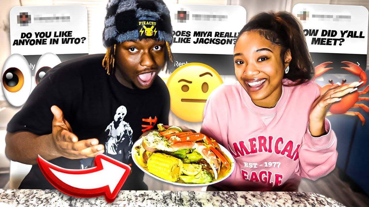 DO I LIKE ANYONE IN WTO? Ft. MIYA NEVAEH (Mukbang/Q&A)