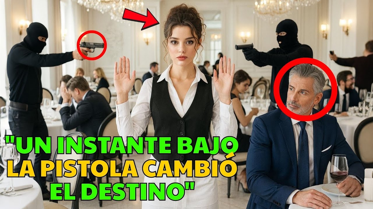 Multimillonario ve a camarera mantener la calma en un robo — su reacción se vuelve viral.