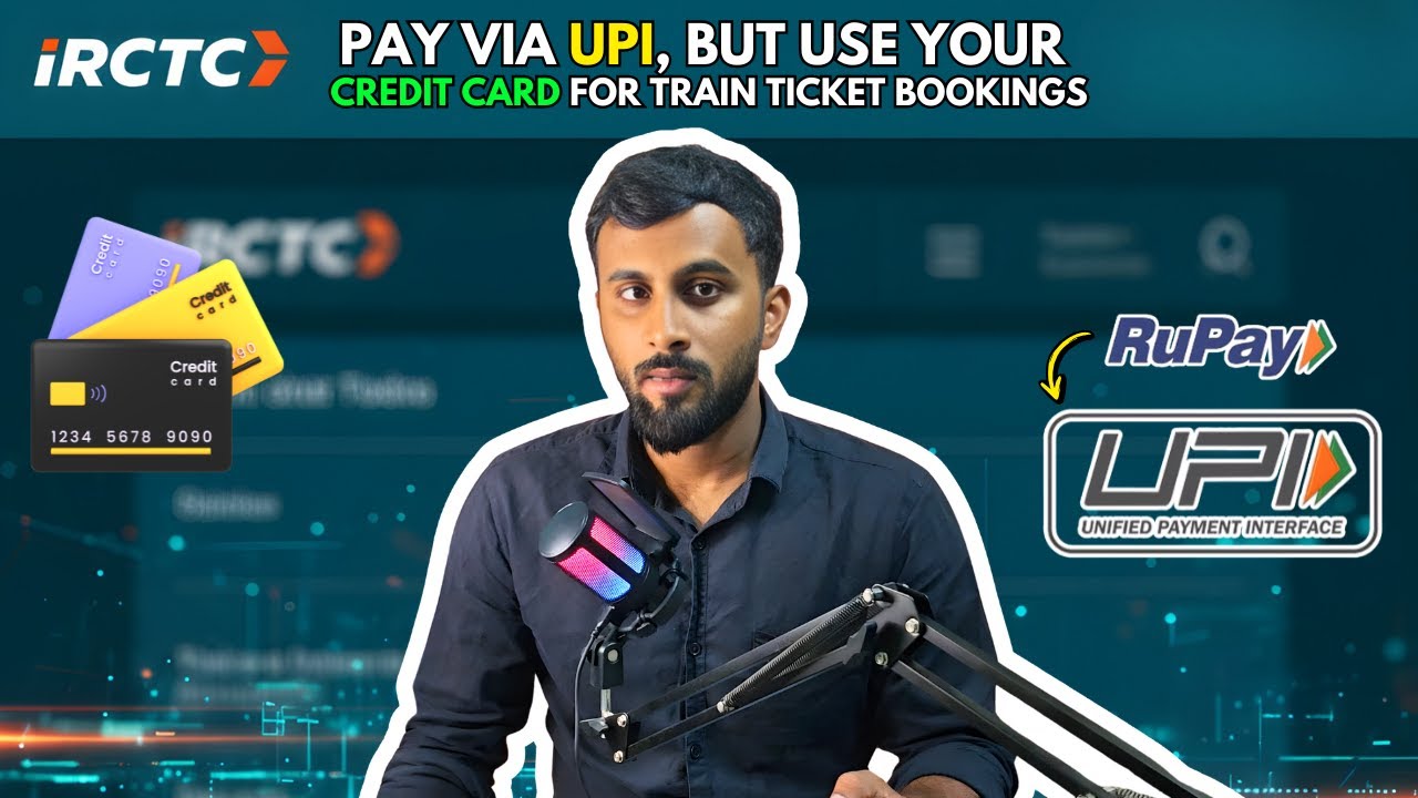 The IRCTC Hack Nobody is Using -: How To Book Train Tickets with RuPay Credit Card UPI! 🤫
