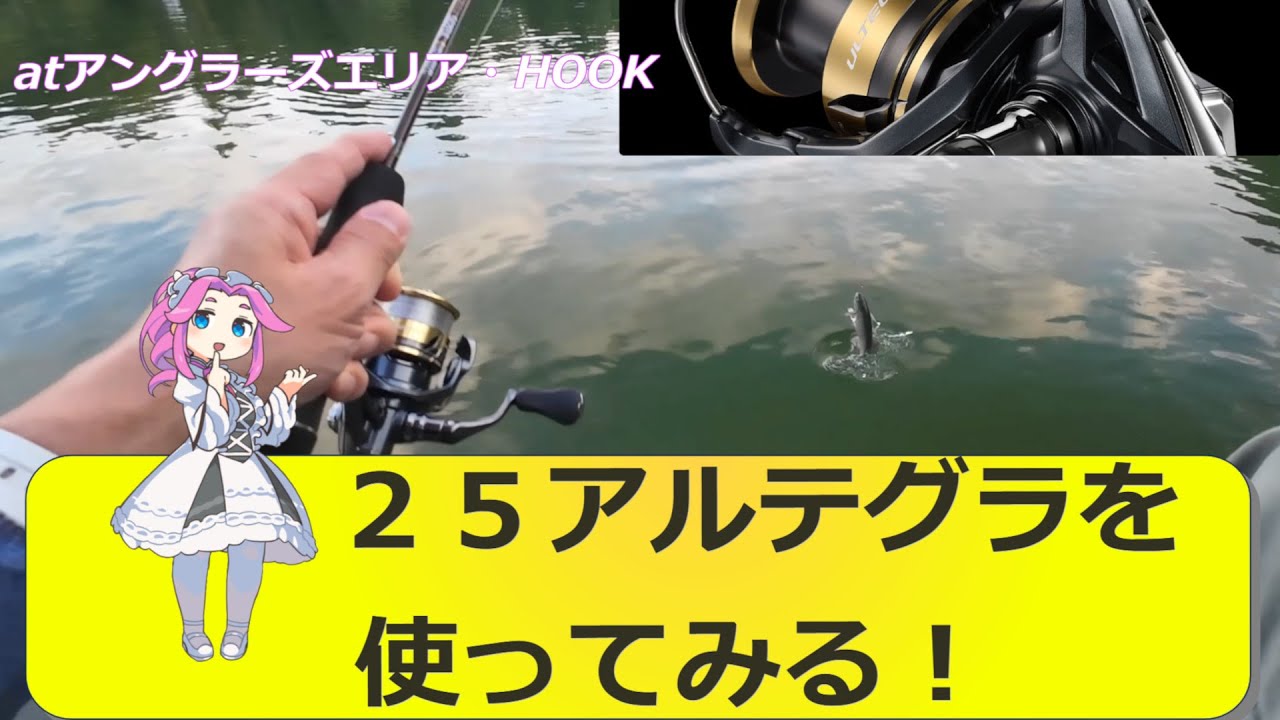 25アルテグラを使ってみる❣【エリアトラウト】