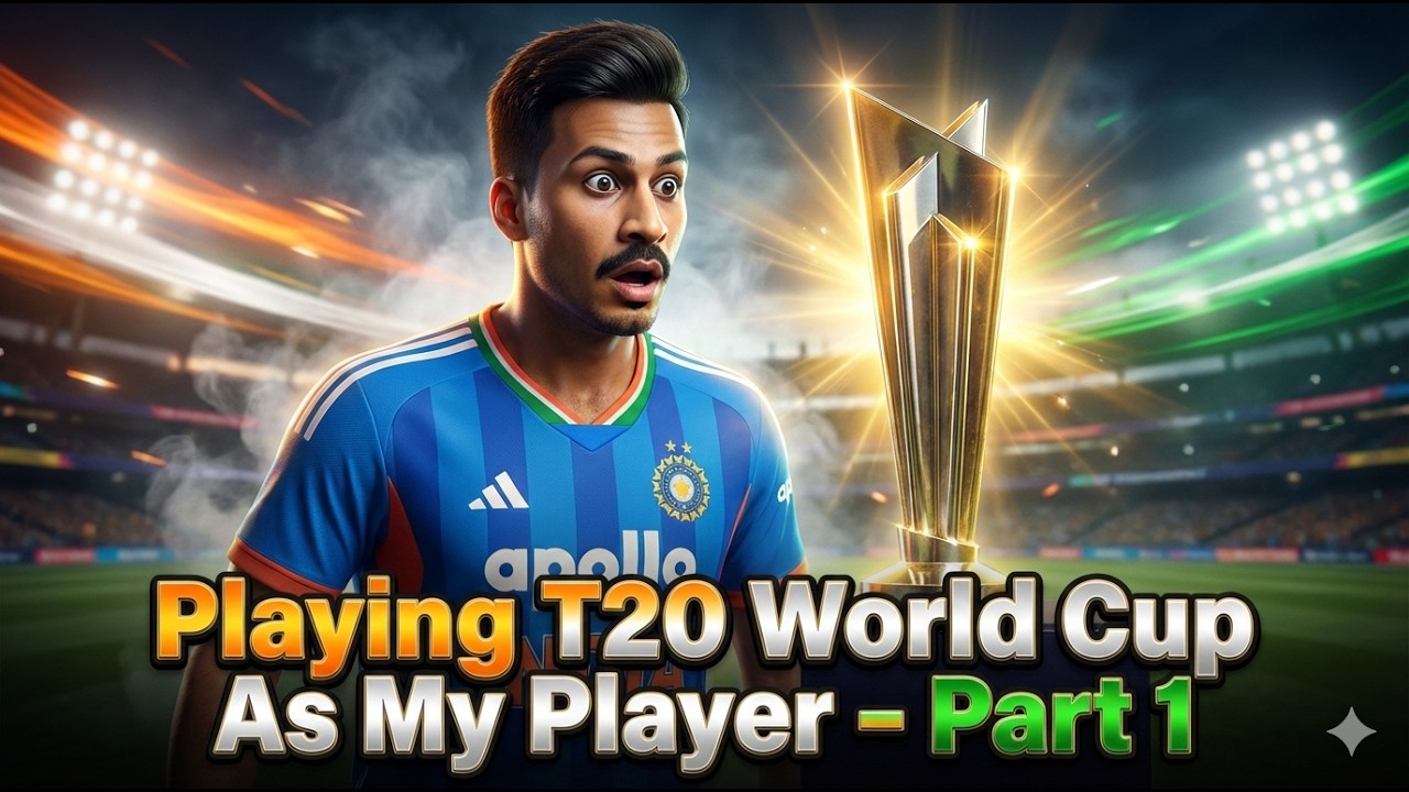 Can My Player Win T20 World Cup 2026? 😱 #cricket #cricket26 #worldcup