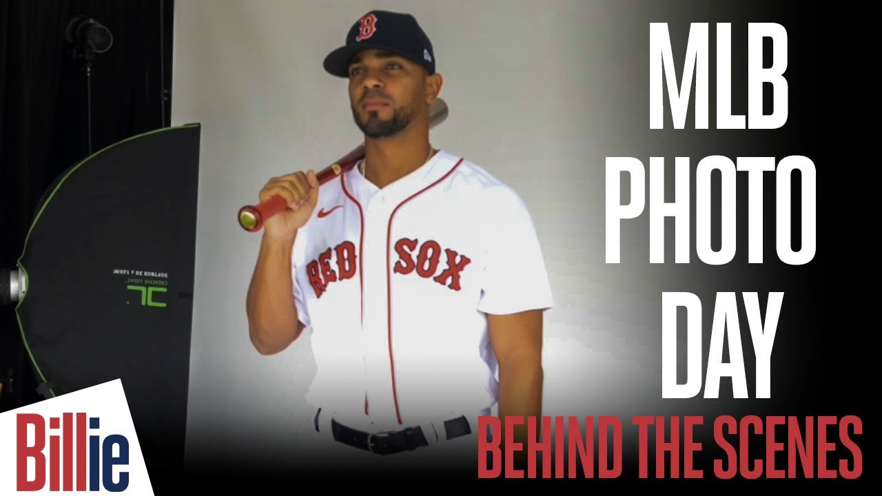 BEHIND The SCENES Photo Shoot: BOSTON RED SOX MLB Photo Day.