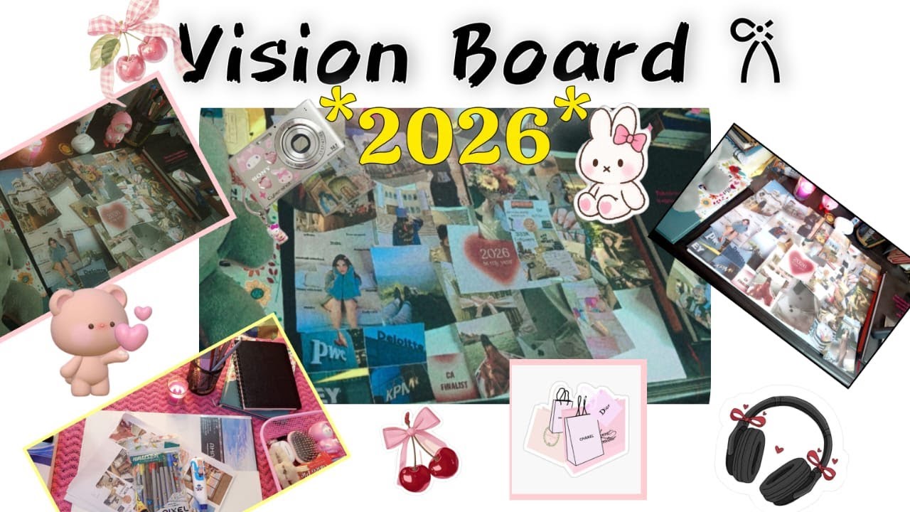 Becoming Her in Silence | vision board 2026