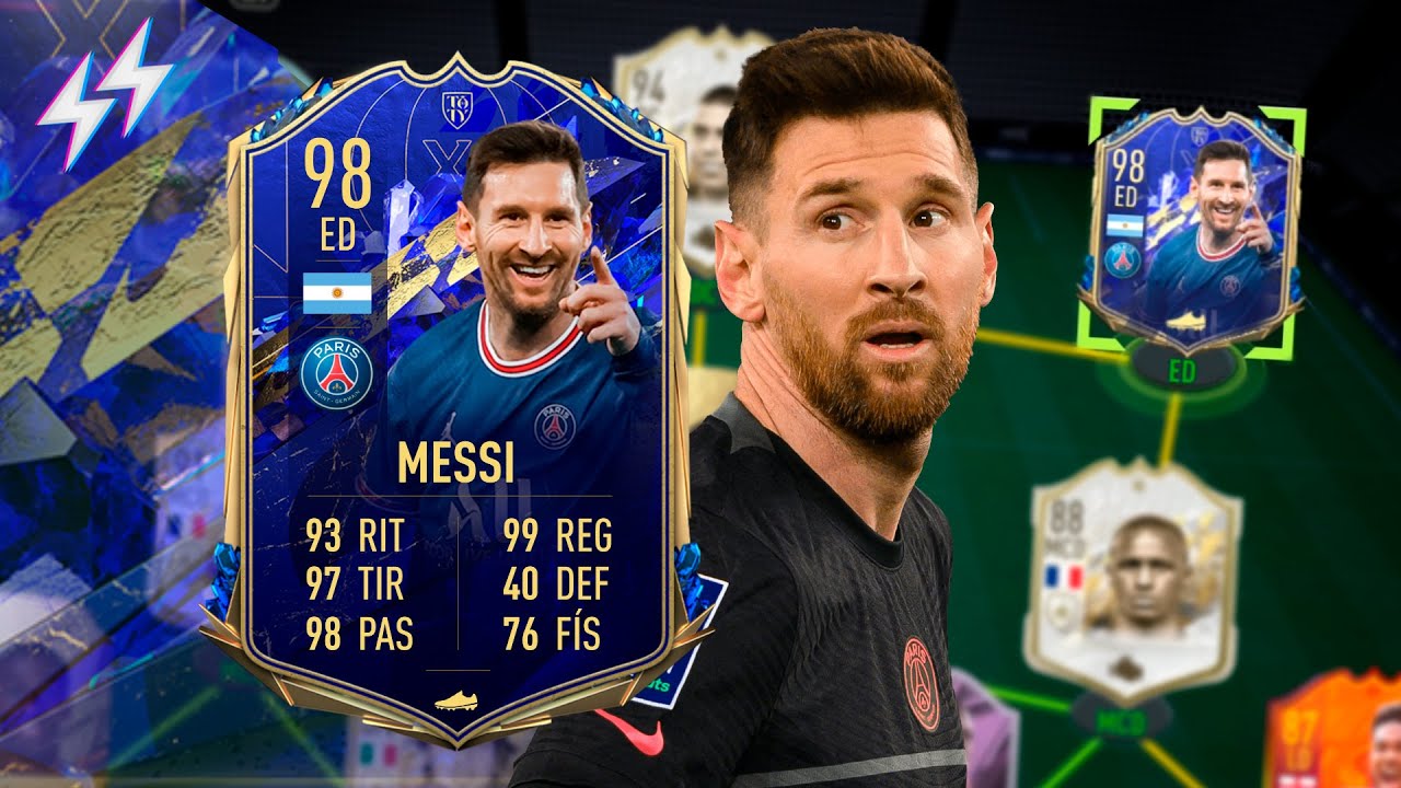 EL MEJOR ED DEL JUEGO? MESSI 98 TOTY REVIEW! FIFA 22 ULTIMATE TEAM