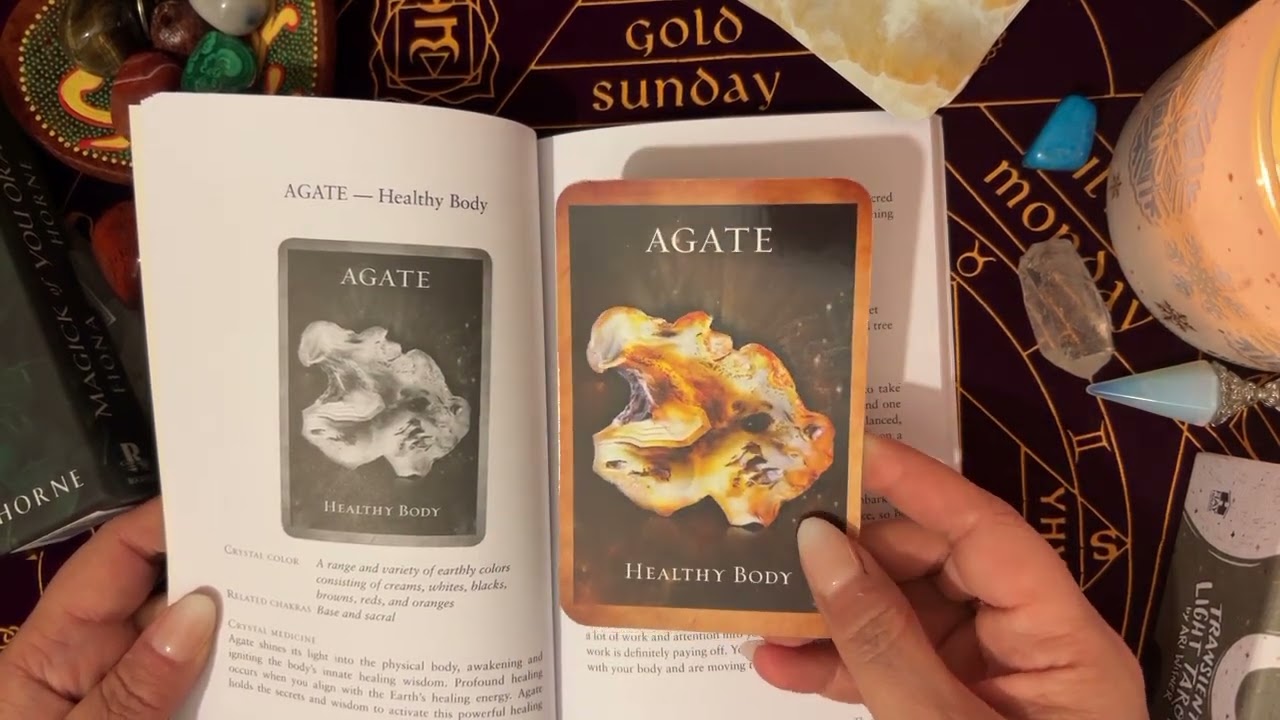 Healing Oracle Crystal Reading Cards - Unboxing and card reveal