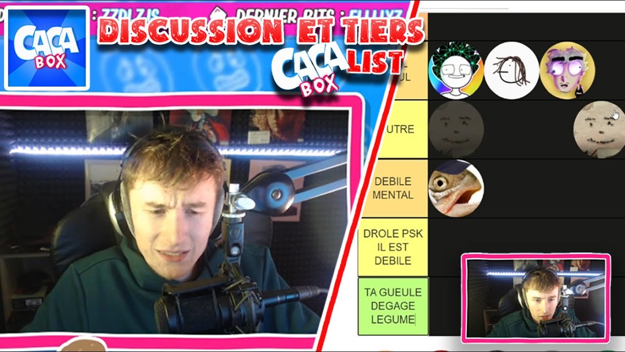 VOD //  Discussion et tiers list cacabox - Potatoz