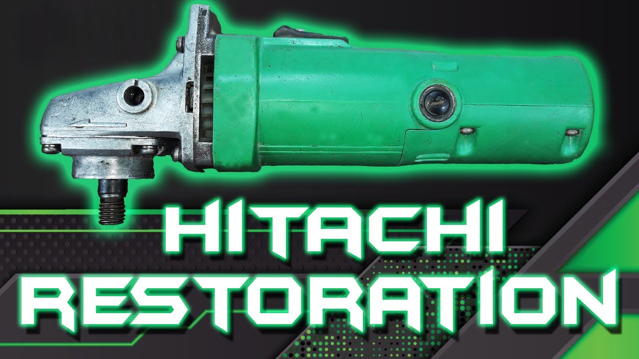 Hitachi ( G12SA ) angle grinder restoration