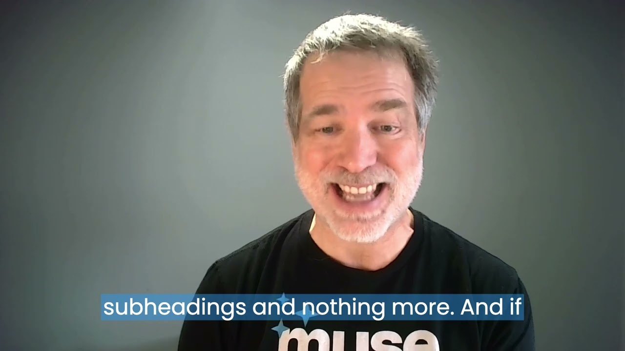 Subheadings are like little 