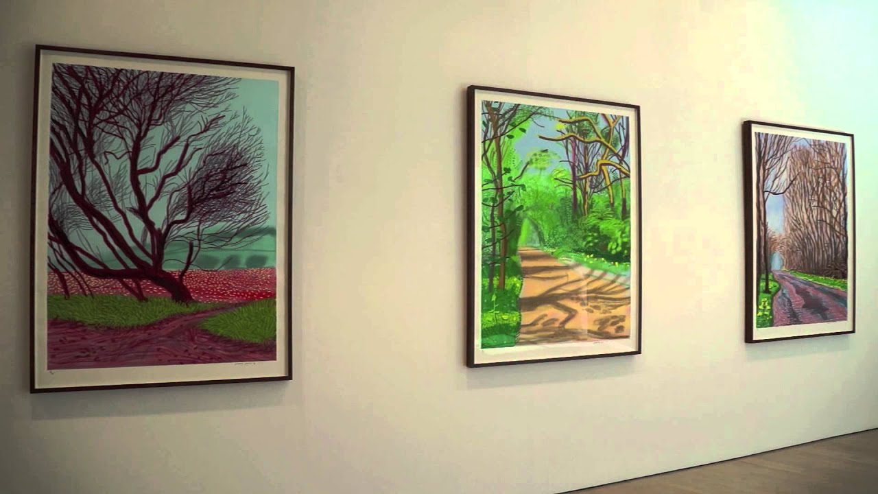 David Hockney The Arrival of Spring