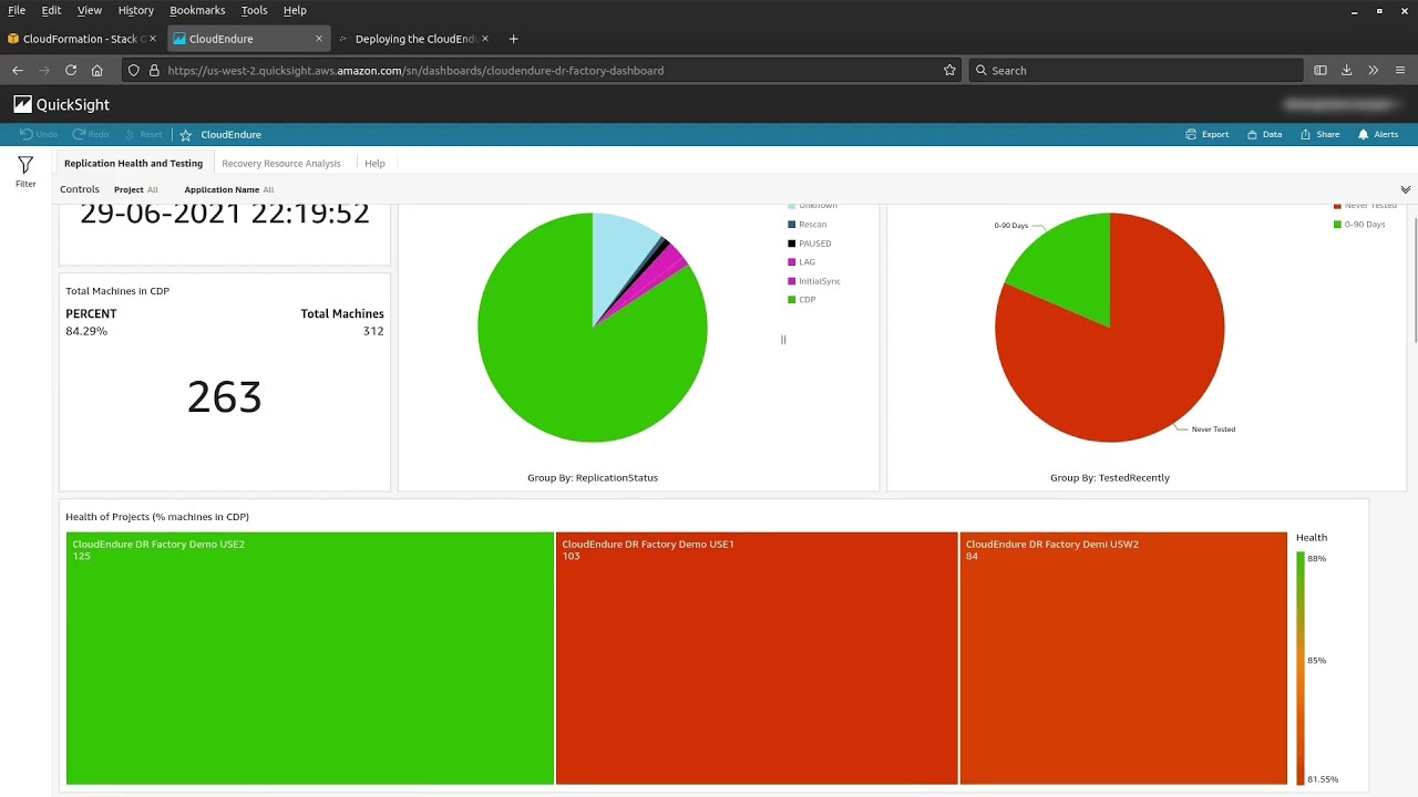 CloudEndure Disaster Recovery Factory Demo