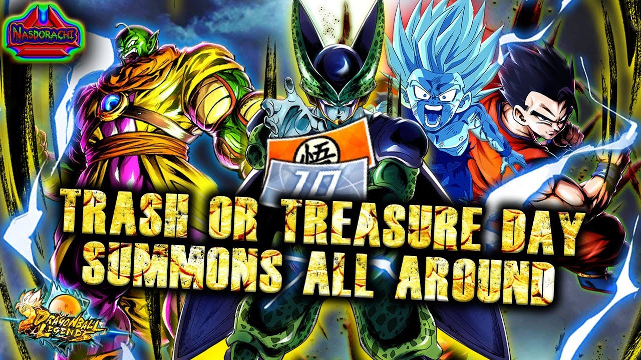 USTS 10 + Everyday GOKU + Step Up TRASH OR TREASURE DAY! Summons all Around! - Dragon Ball Legends