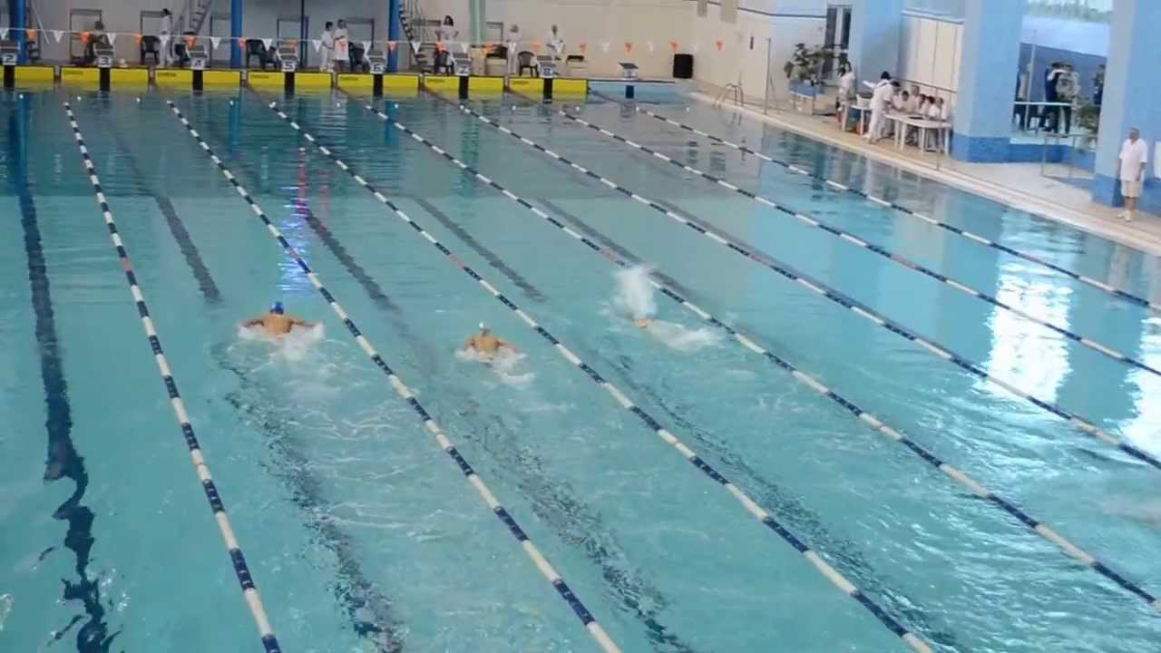 Boy's 100 m fly 1st race Energy Standard Cup 2013 Dnipropetrovs'k