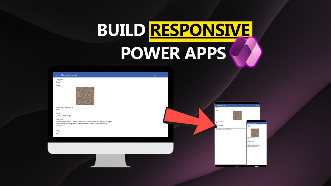 How to create a responsive Canvas app with Power Apps