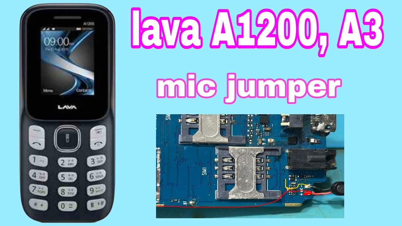 Lava a1200 mic jumper problem / lava a3 mic problem / lava a3 mic jumper / lava a1200 mic ways