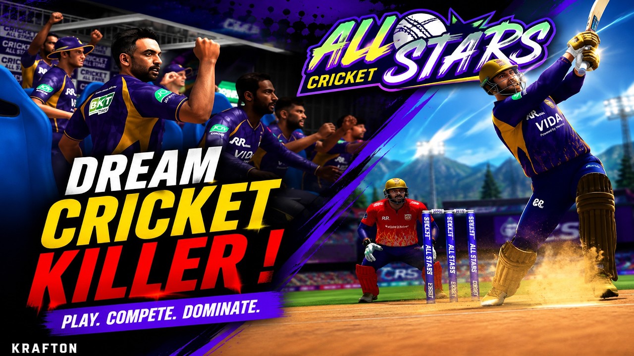 Cricket All Stars: A Cricket game by KRAFTON, Inc Game over for DREAM CRICKET ? Full Gameplay Review