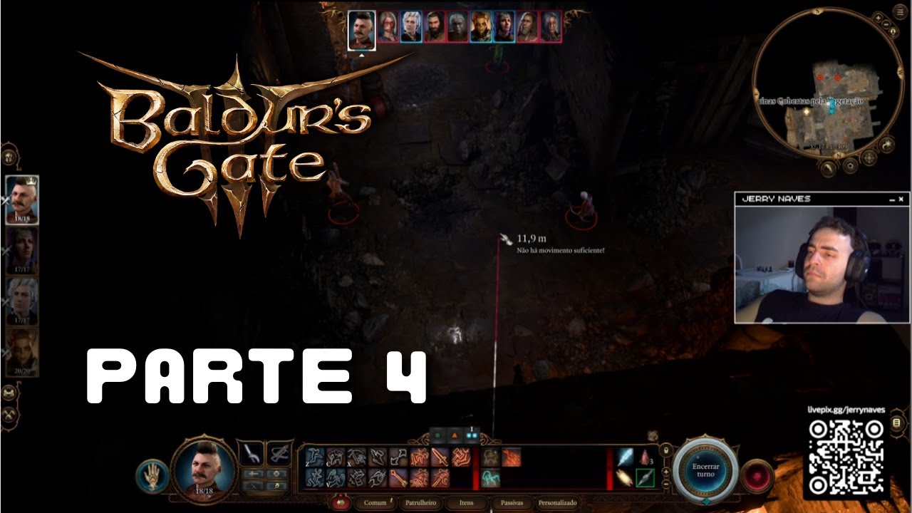 Ficamos encurralados por inimigos dentro da Dungeon | Baldur's Gate 3 | PARTE 4