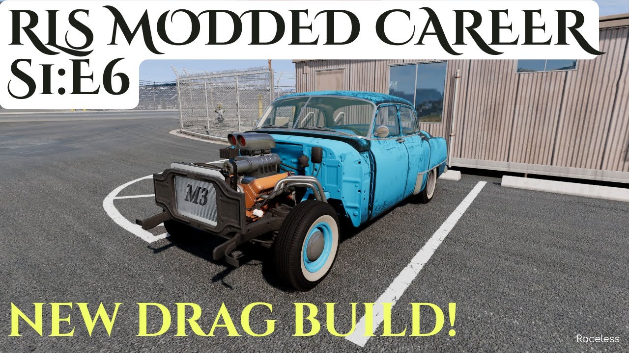 We build a 9 second car! And Purchase our Mud Truck - BeamNG Career + RLS Overhaul Mod
