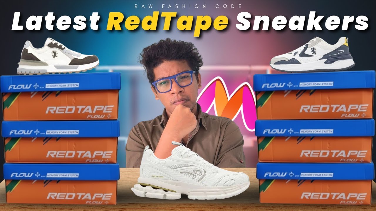 Latest Red Tape Sneakers 👟🔥 | Balenciaga - Style Look ? | Myntra | Raw Fashion Code | Naveen |