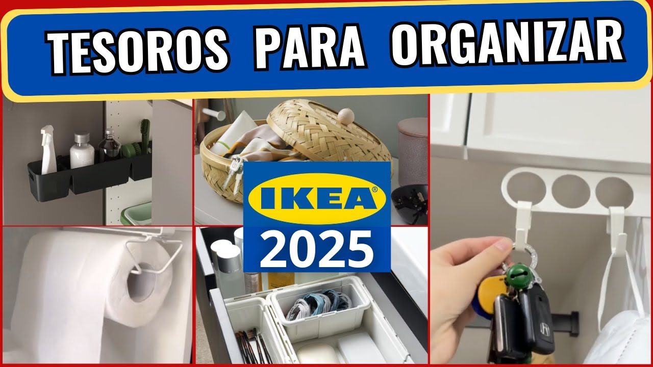 10  NUEVOS TESOROS  DE IKEA PARA ORGANIZAR TU CASA  CON POCO DINERO