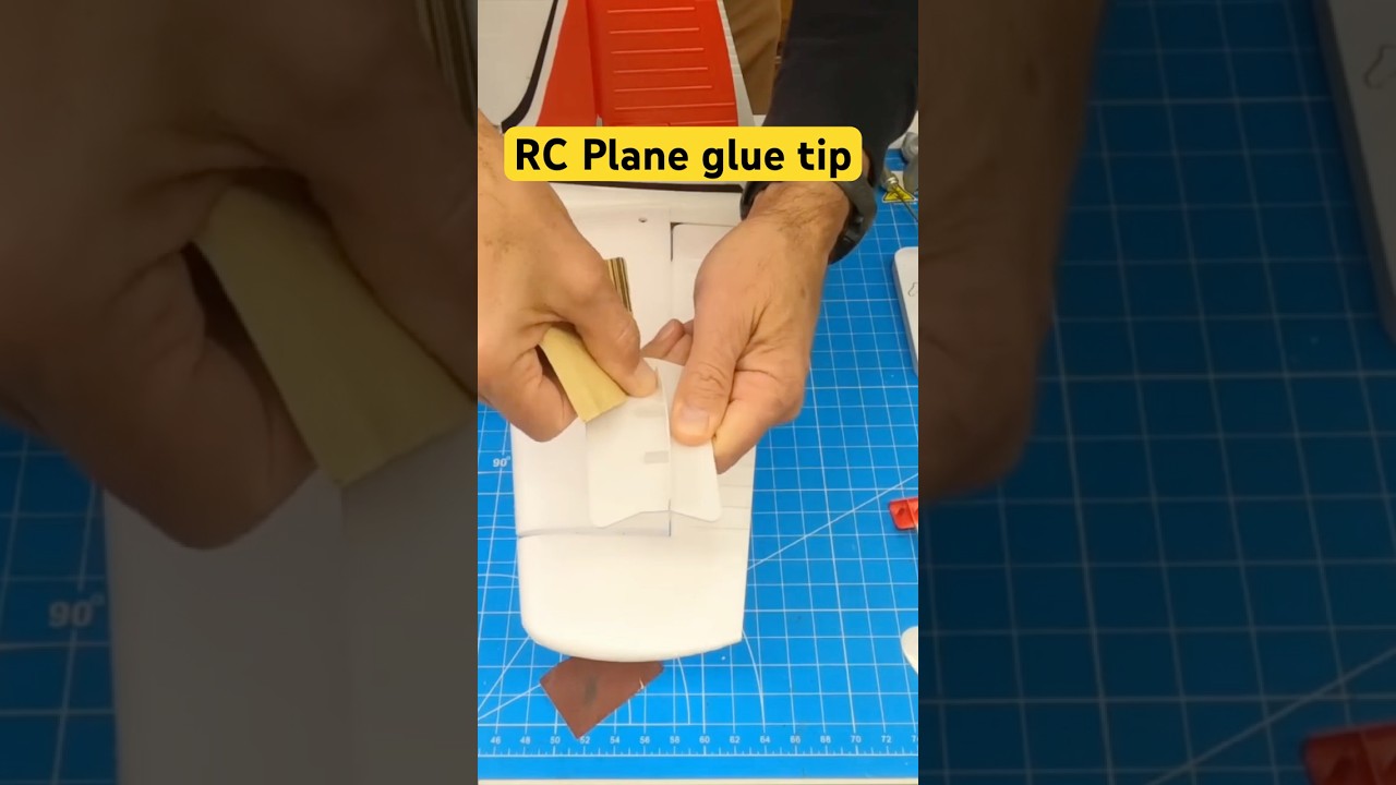 RC Plane - Gluing plastic parts tip