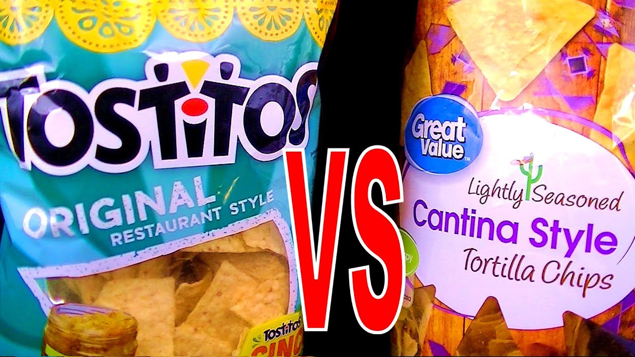 Tostitos vs Walmart's Great Value, What is Best Restaurant Style Tortilla Chips - FoodFights Review