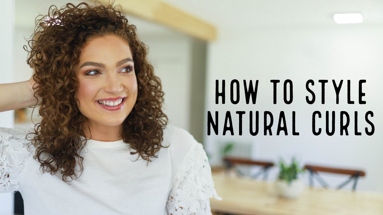 How To Style Natural Curls |  My Curly Hair Routine 2021