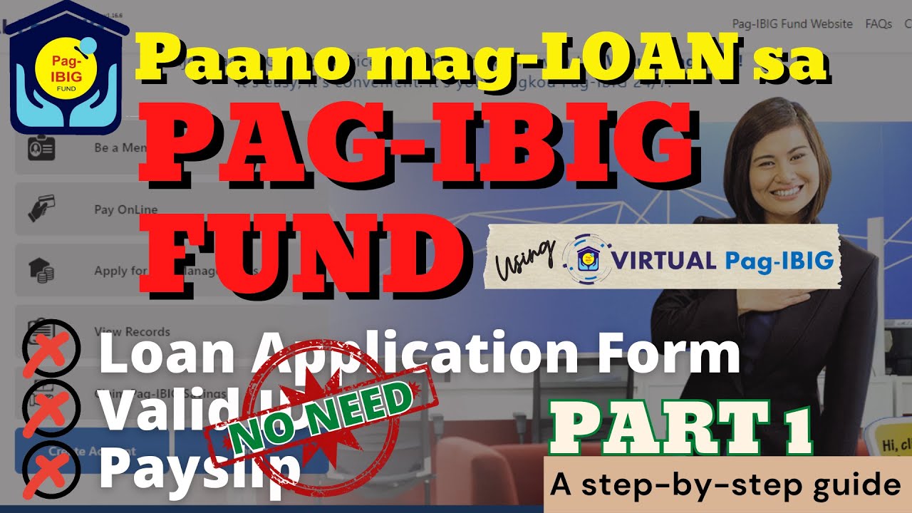 PAG-IBIG FUND PART 1: Salary Loan Application thru Virtual Pag-IBIG Account