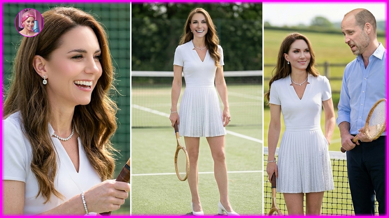 Princess Catherine Turns Heads in Stylish Tennis Outfit as She Appearance at Wimbledon