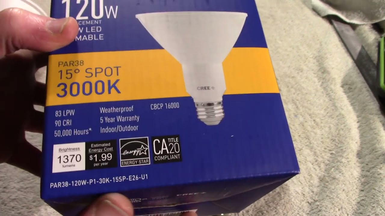 Cree PAR 38 LED 15 Degree spot light