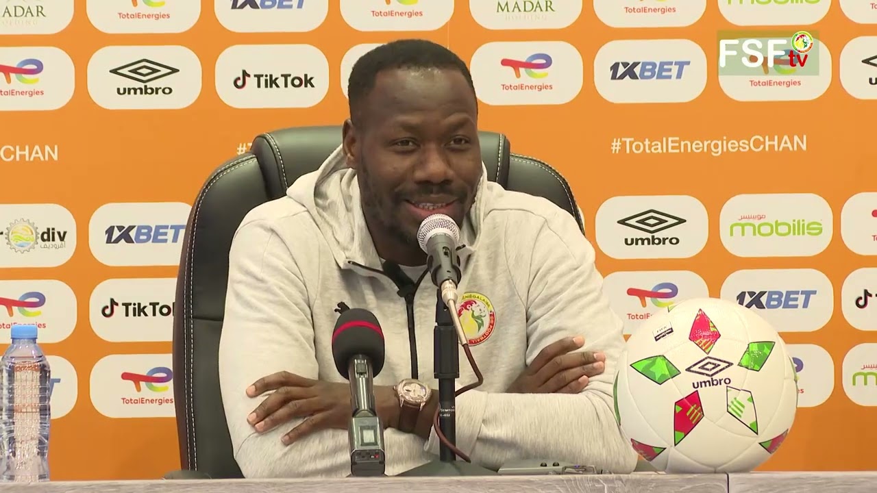 Conférence de presse d'avant match Sénégal-RDC