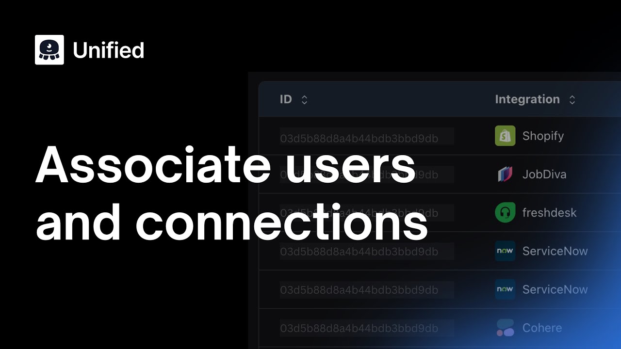 How to Associate an End-User with Their Connection in Unified.to