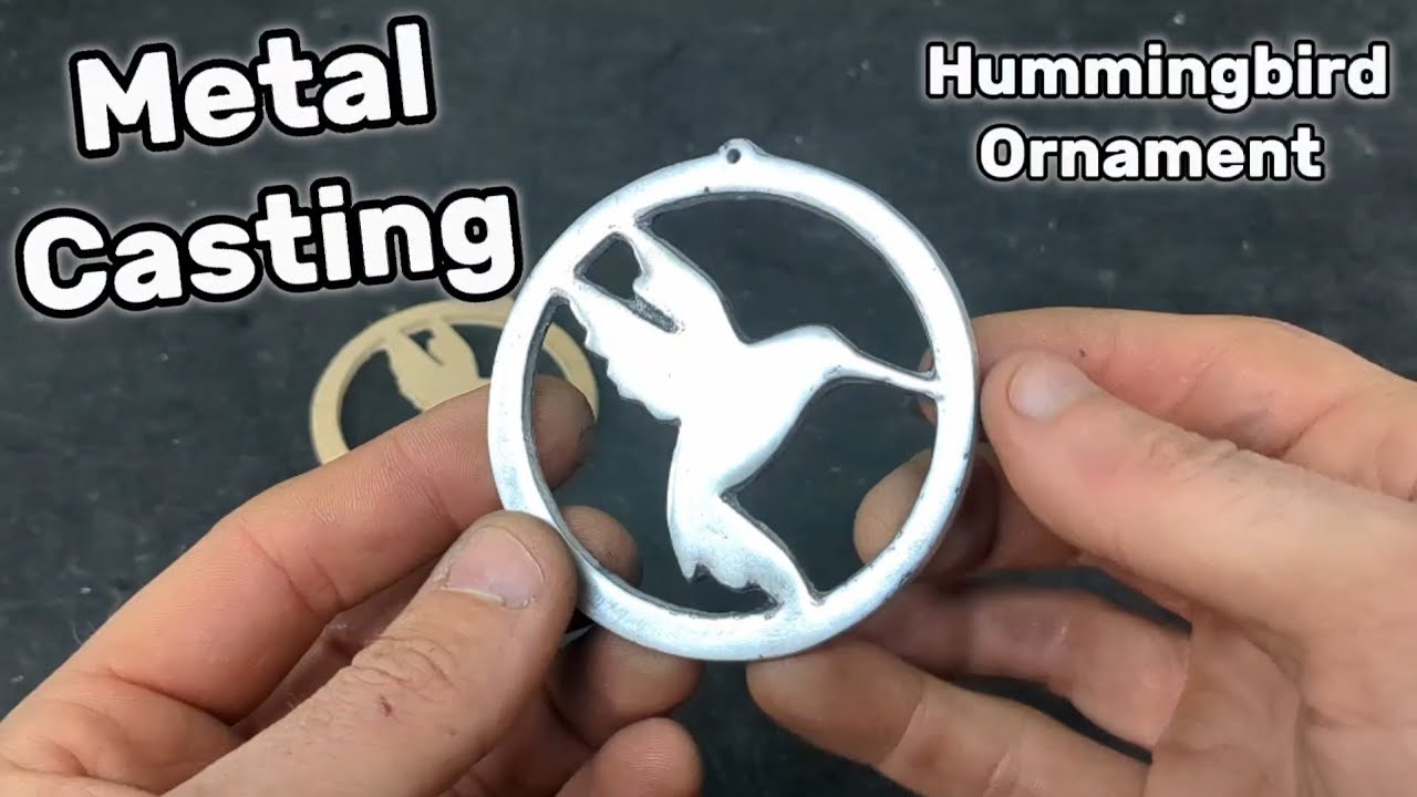 Watch How I Craft A Beautiful Hummingbird Ornament Using The Toauto 3kg Melting Furnace!