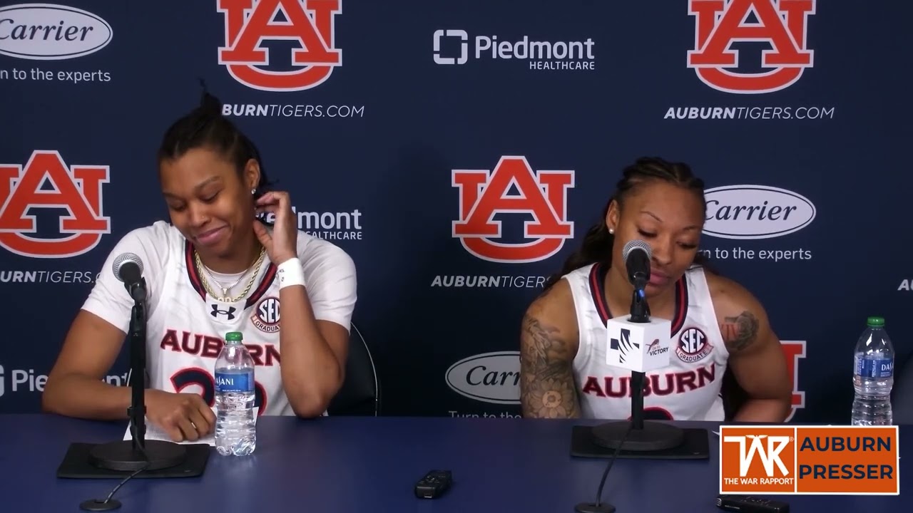 Auburn Press Conferences: Honesty Scott-Grayson and Jamya Mingo-Young talk upsetting LSU