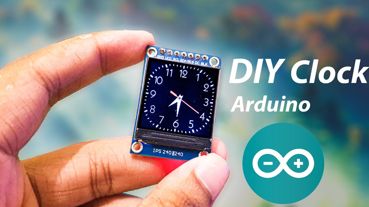 DIY clock with TFT Display and Arduino
